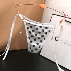 Sous-Vêtements Transparent Femme Dentelle Pois