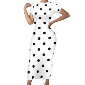 Lassic Robe Élégance Pois Design