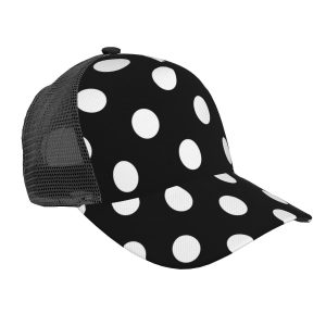 Casquette Baseball Maille Unisexe Motif Pois