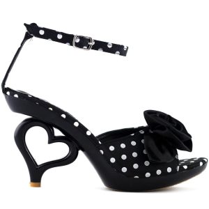Sandales À Pois Femmes Talons Coeur