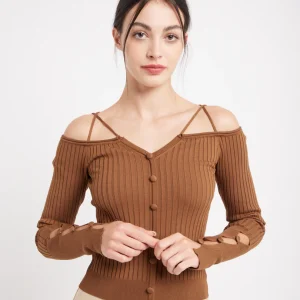 Pull gilet déstructuré