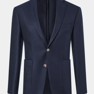 Blazer natté - Marine