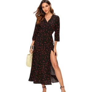 Robe Boheme A Pois Soiree
