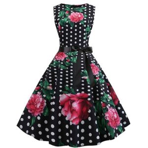 Robe D Ete A Pois De Soiree Grande Taille Belgique