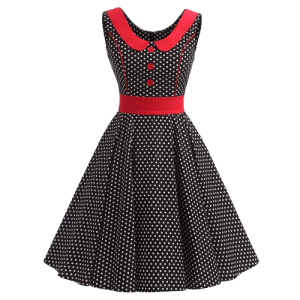 Robe Chic À Pois