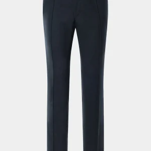 Pantalon jogpant en laine stretch - Gris anthracite