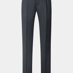Pantalon à patte de serrage - Gris anthracite