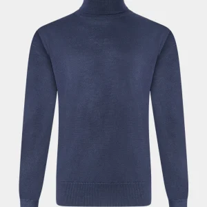 Pull col roulé - Marine