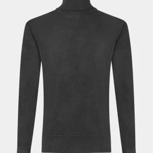 Pull col roulé - Noir
