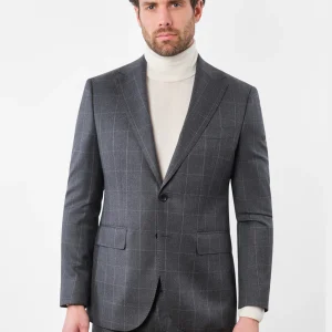 Costume à carreaux - Gris moyen