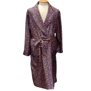 Peignoir/robe de chambre en soie