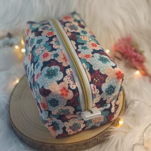 Trousse de toilette en coton – motifs au choix