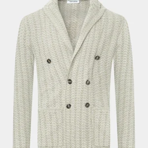 Veste maille croisée - Kaki